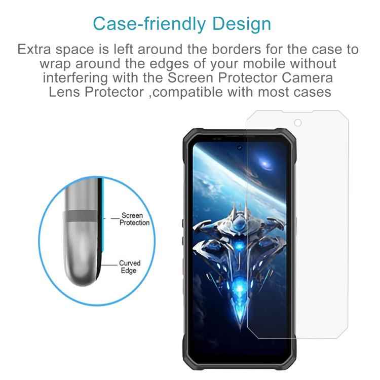 50pcs 0.26mm 9H 2.5D Tempered Glass Film, For Oukitel WP100 Titan, For Oukitel WP55 Pro, For Oukitel K13 Pro, For Oukitel WP26 (50pcs)