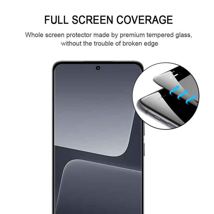 Full Glue 3D Curved Edge Full Screen Tempered Glass Film, For Xiaomi 13 Pro (1pc)
