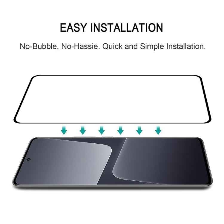 Full Glue 3D Curved Edge Full Screen Tempered Glass Film, For Xiaomi 13 Pro (1pc)
