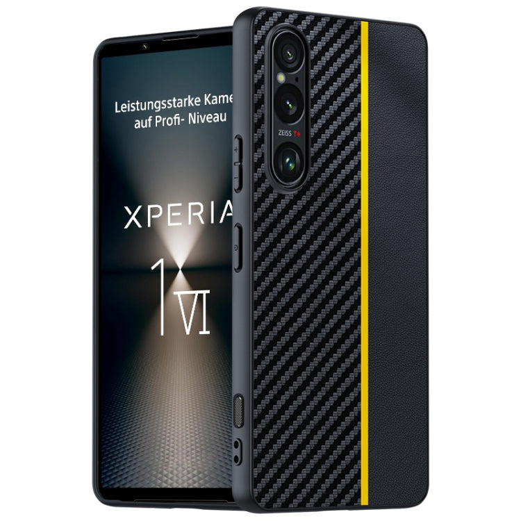 Ultra-thin Carbon Fiber Texture Printing Phone Case, For Sony Xperia 1 VIII, For Sony Xperia 10 VII, For Sony Xperia 1 VII, For Sony Xperia 10 VI, For Sony Xperia 1 VI, For Sony Xperia 1 V