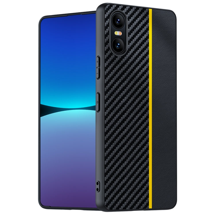 Ultra-thin Carbon Fiber Texture Printing Phone Case, For Sony Xperia 1 VIII, For Sony Xperia 10 VII, For Sony Xperia 1 VII, For Sony Xperia 10 VI, For Sony Xperia 1 VI, For Sony Xperia 1 V