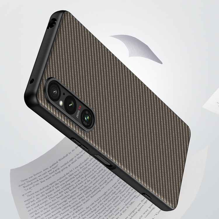 Ultra-thin Carbon Fiber Texture Printing Phone Case, For Sony Xperia 1 VIII, For Sony Xperia 10 VII, For Sony Xperia 1 VII, For Sony Xperia 10 VI, For Sony Xperia 1 VI, For Sony Xperia 1 V