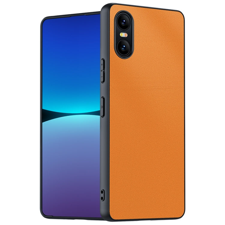 Ultra-thin Plain Skin Leather Phone Case, For Sony Xperia 1 VIII, For Sony Xperia 10 VII, For Sony Xperia 1 VII, For Sony Xperia 10 VI, For Sony Xperia 1 VI, For Sony Xperia 1 V