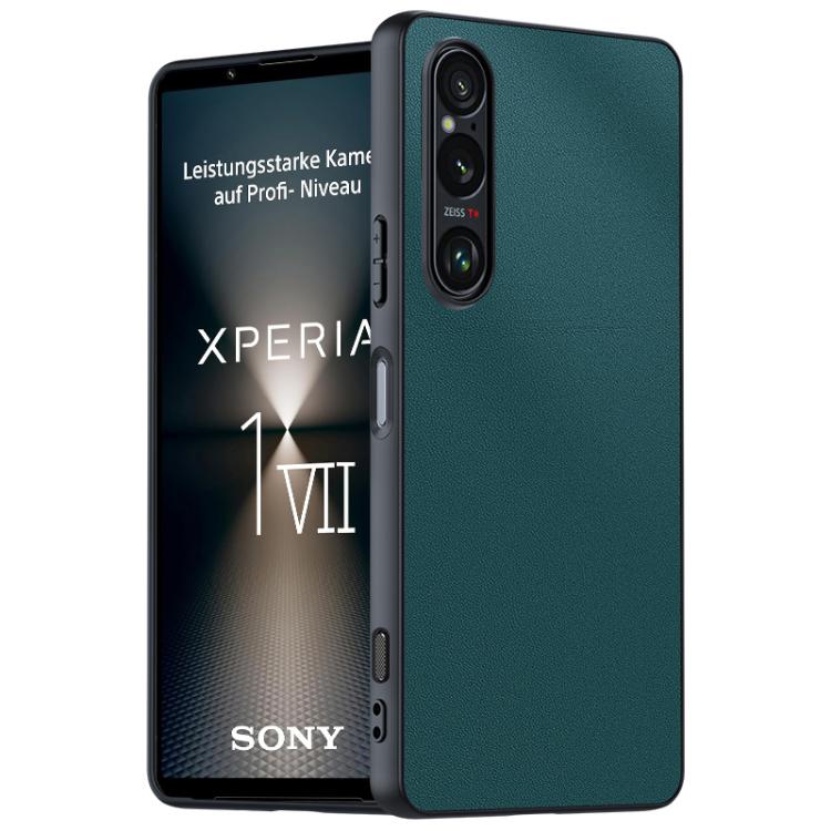Ultra-thin Plain Skin Leather Phone Case, For Sony Xperia 1 VIII, For Sony Xperia 10 VII, For Sony Xperia 1 VII, For Sony Xperia 10 VI, For Sony Xperia 1 VI, For Sony Xperia 1 V