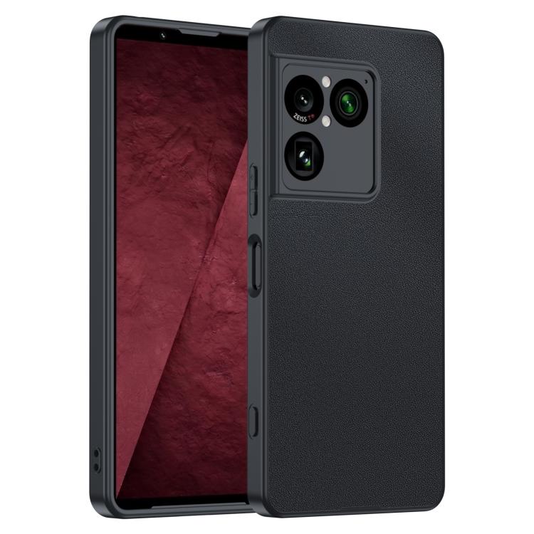 Ultra-thin Plain Skin Leather Phone Case, For Sony Xperia 1 VIII, For Sony Xperia 10 VII, For Sony Xperia 1 VII, For Sony Xperia 10 VI, For Sony Xperia 1 VI, For Sony Xperia 1 V