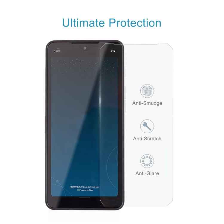 10pcs 0.26mm 9H 2.5D Tempered Glass Film, For CAT S75, For CAT S53, For CAT S52