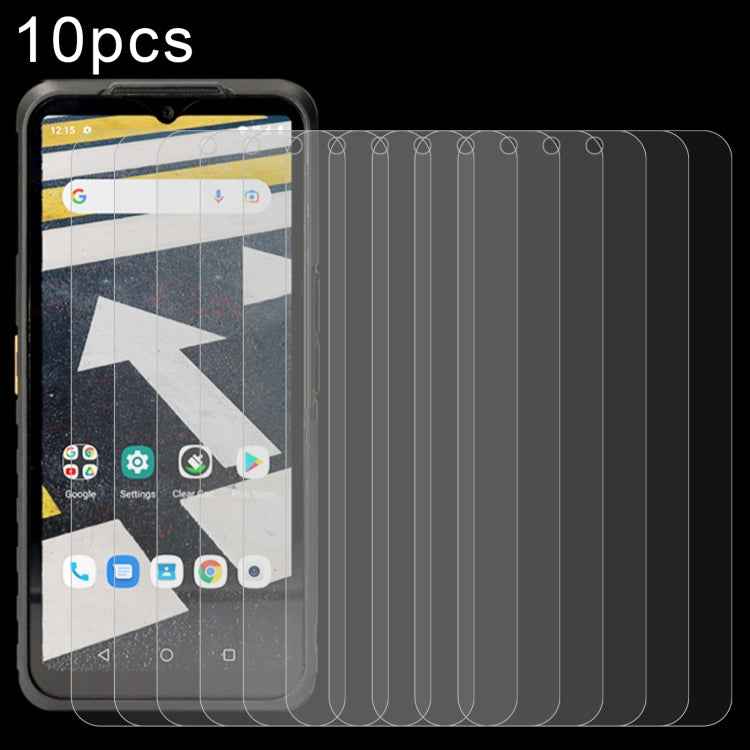 10pcs 0.26mm 9H 2.5D Tempered Glass Film, For CAT S75, For CAT S53, For CAT S52
