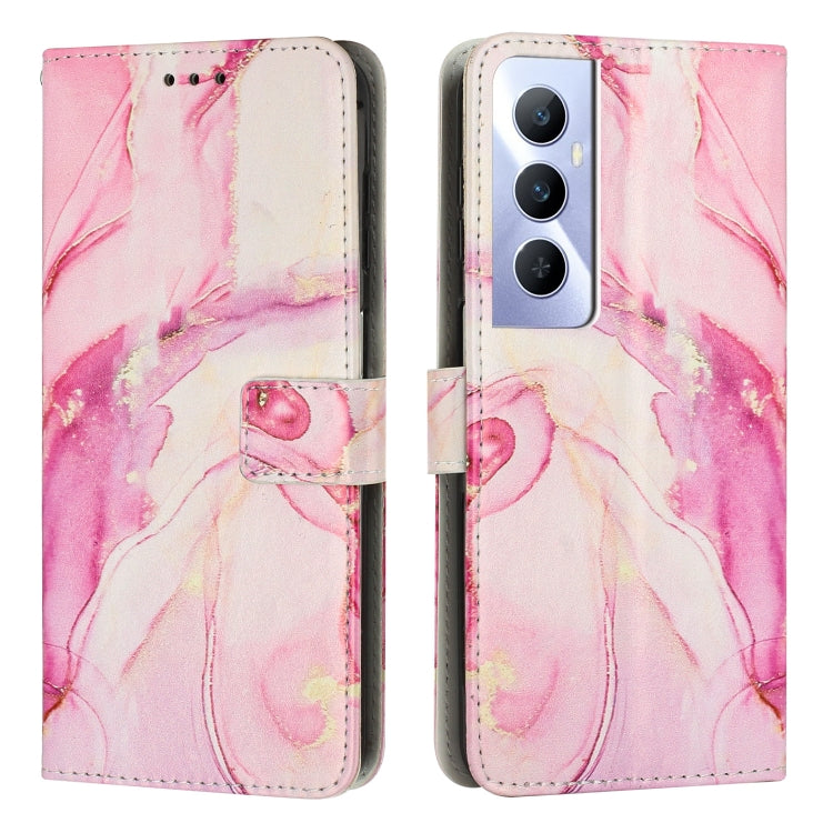 Painted Marble Pattern Leather Phone Case, For Realme 11 5G Global / 11X, For Realme C53/Narzo N53, For Realme 11, For Realme 11 Pro/11 Pro+, For Realme C65 4G Global, For Realme 9i 5G/V20 5G/V30t/V30, For Realme C55