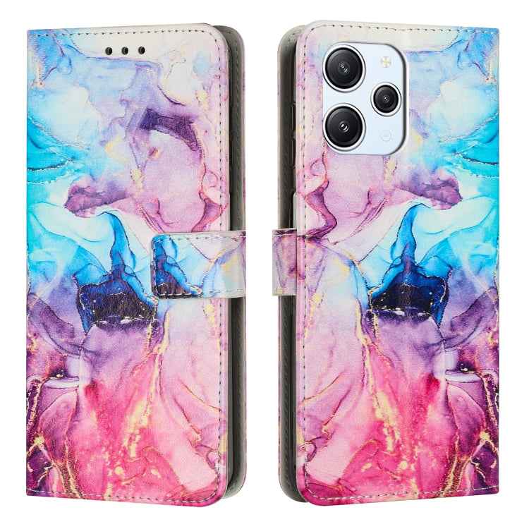 Painted Marble Pattern Leather Phone Case, For Redmi Note 13 Pro+, For Redmi Note 13 Pro 5G, For Redmi 12 4G / Redmi 12 5G / Note 12R, For Xiaomi Redmi Note 12 Turbo/Poco F5, For Xiaomi Redmi Note 12S 4G Global