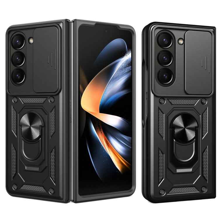 Sliding Camera Cover Design TPU+PC Phone Case, For Samsung Galaxy Z Fold7, For Samsung Galaxy Z Fold6, For Samsung Galaxy Z Fold5