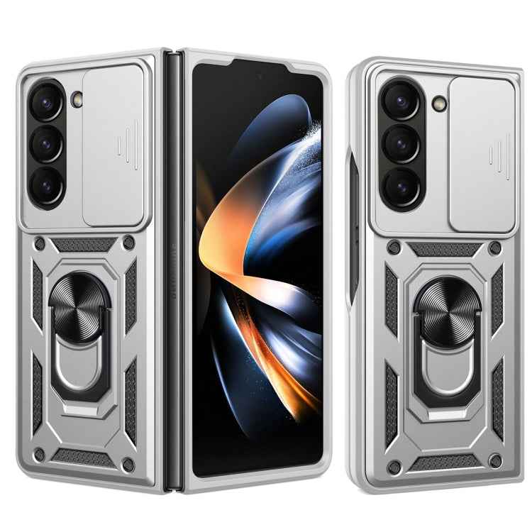 Sliding Camera Cover Design TPU+PC Phone Case, For Samsung Galaxy Z Fold7, For Samsung Galaxy Z Fold6, For Samsung Galaxy Z Fold5