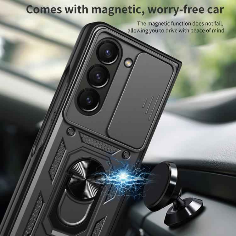 Sliding Camera Cover Design TPU+PC Phone Case, For Samsung Galaxy Z Fold7, For Samsung Galaxy Z Fold6, For Samsung Galaxy Z Fold5