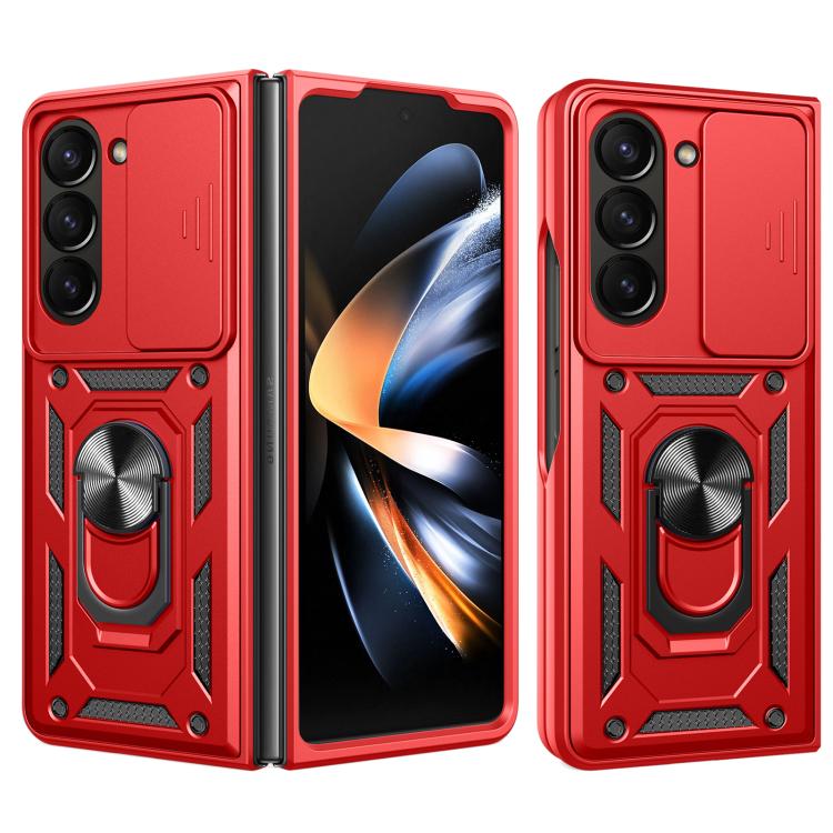 Sliding Camera Cover Design TPU+PC Phone Case, For Galaxy Z Fold8 Ultra 5G, For Samsung Galaxy Z Fold7, For Samsung Galaxy Z Fold6, For Samsung Galaxy Z Fold5