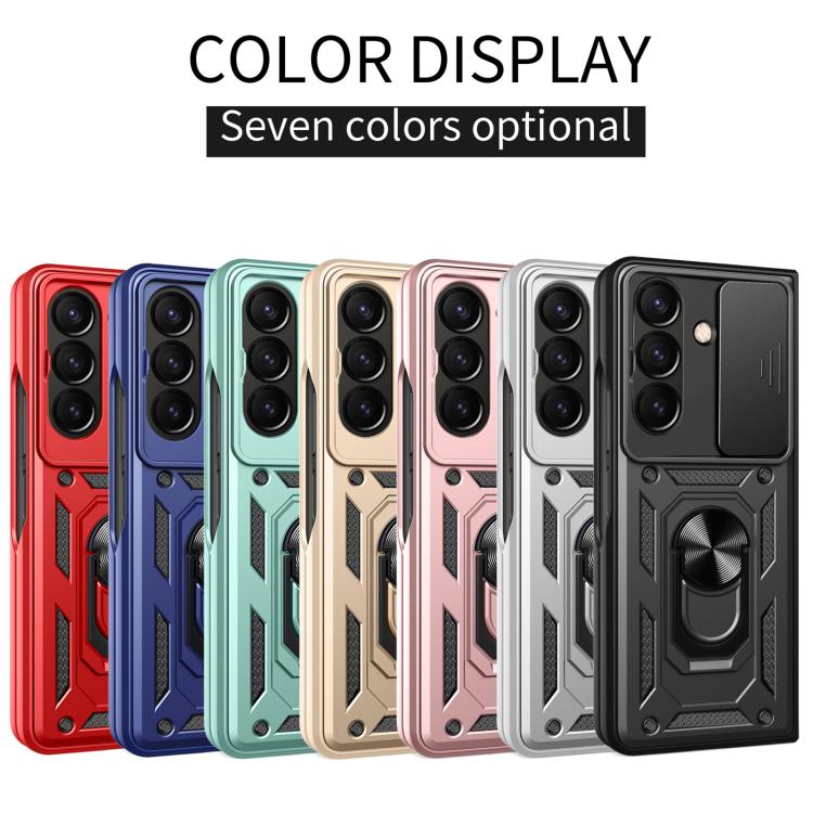 Sliding Camera Cover Design TPU+PC Phone Case, For Galaxy Z Fold8 Ultra 5G, For Samsung Galaxy Z Fold7, For Samsung Galaxy Z Fold6, For Samsung Galaxy Z Fold5