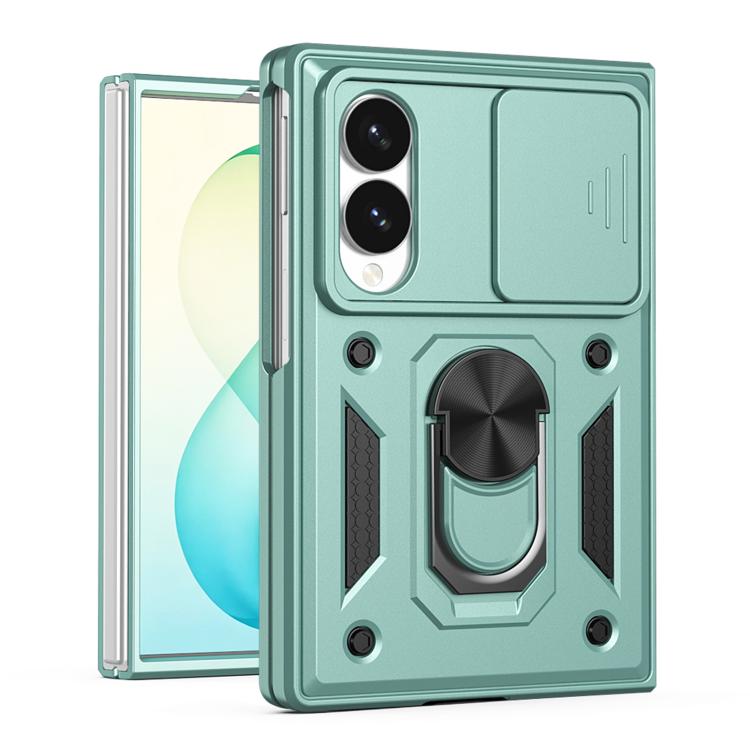 Sliding Camera Cover Design TPU+PC Phone Case, For Galaxy Z Fold8 5G, For Galaxy Z Fold8 Ultra 5G, For Samsung Galaxy Z Fold7, For Samsung Galaxy Z Fold6, For Samsung Galaxy Z Fold5