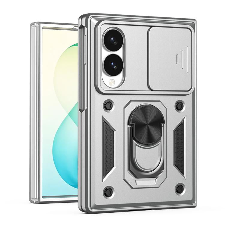 Sliding Camera Cover Design TPU+PC Phone Case, For Galaxy Z Fold8 5G, For Galaxy Z Fold8 Ultra 5G, For Samsung Galaxy Z Fold7, For Samsung Galaxy Z Fold6, For Samsung Galaxy Z Fold5