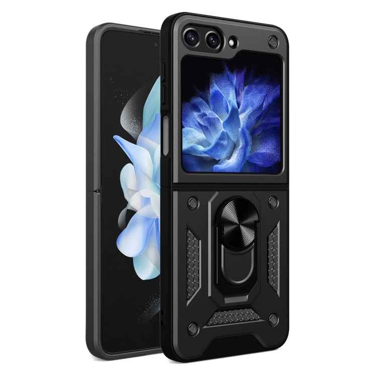 Armor Magnetic Bracket TPU+PC Phone Case, For Samsung Galaxy Z Flip7, For Samsung Galaxy Z Flip6 / Flip7 FE, For Samsung Galaxy Z Flip5
