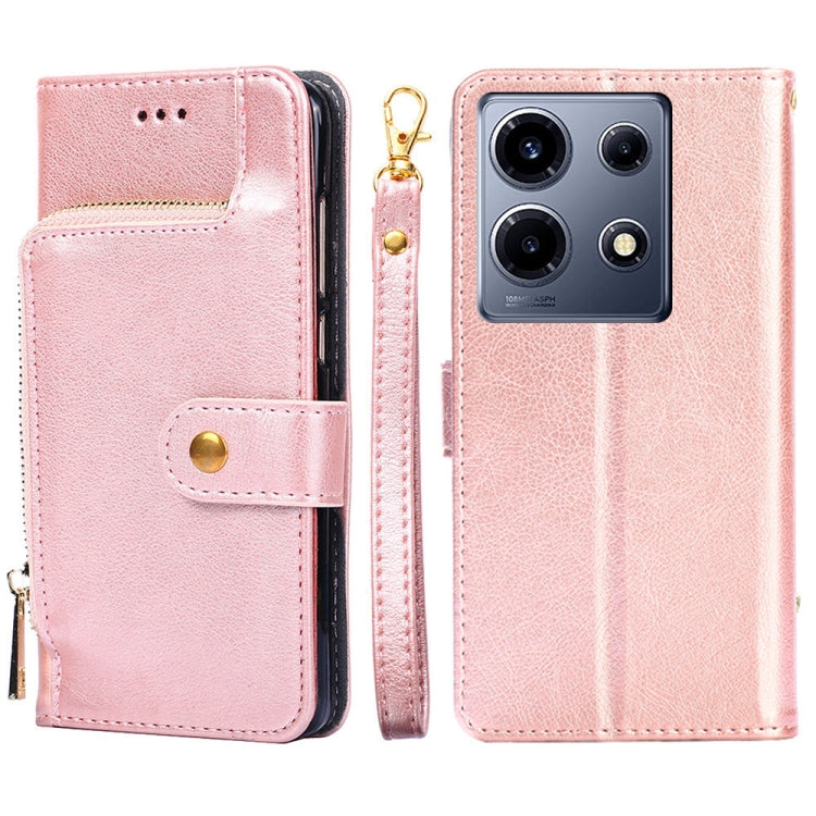 Zipper Bag Leather Phone Case, For Infinix Note 40 Pro 5G, For Infinix Note 40 Pro 4G, For Infinix Note 40 4G, For Infinix Hot 40i, For Infinix Smart 7 HD, For Infinix Note 30 VIP 5G, For Infinix Hot 30i 4G