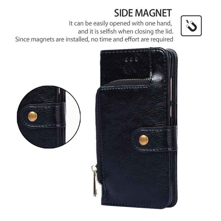 Zipper Bag Leather Phone Case, For Infinix Note 40 Pro 5G, For Infinix Note 40 Pro 4G, For Infinix Note 40 4G, For Infinix Hot 40i, For Infinix Smart 7 HD, For Infinix Note 30 VIP 5G, For Infinix Hot 30i 4G