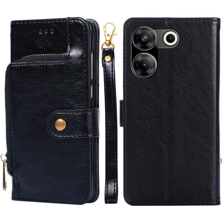 Zipper Bag Leather Phone Case, For Tecno Camon 20 Pro 5G, For Tecno Camon 20 Pro 4G