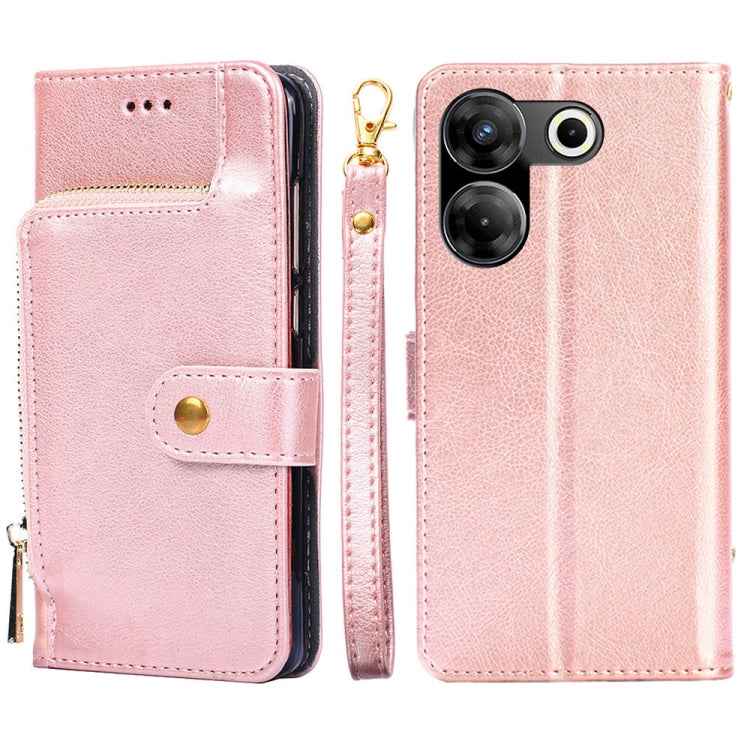 Zipper Bag Leather Phone Case, For Tecno Camon 20 Pro 5G, For Tecno Camon 20 Pro 4G