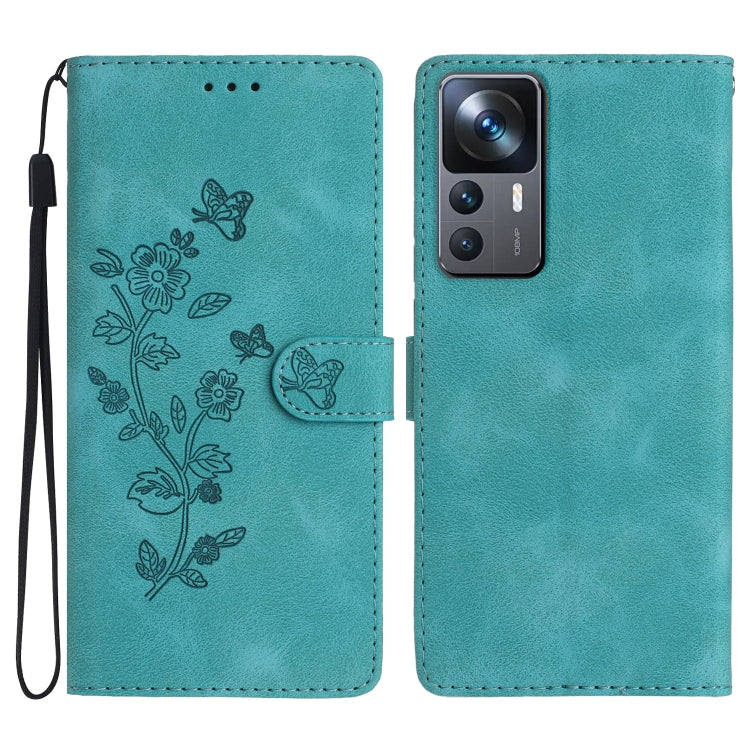 Flower Butterfly Embossing Pattern Leather Phone Case, For Xiaomi Redmi Note 12S, For Xiaomi Redmi 13C 4G, For Xiaomi Redmi Note 12 Pro 5G, For Xiaomi 13T, For Xiaomi Redmi Note 12 5G, For Xiaomi 13 Pro, For Xiaomi 13, For Xiaomi 12T / 12T Pro