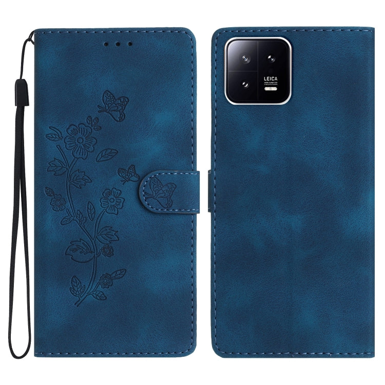 Flower Butterfly Embossing Pattern Leather Phone Case, For Xiaomi Redmi Note 12S, For Xiaomi Redmi 13C 4G, For Xiaomi Redmi Note 12 Pro 5G, For Xiaomi 13T, For Xiaomi Redmi Note 12 5G, For Xiaomi 13 Pro, For Xiaomi 13, For Xiaomi 12T / 12T Pro