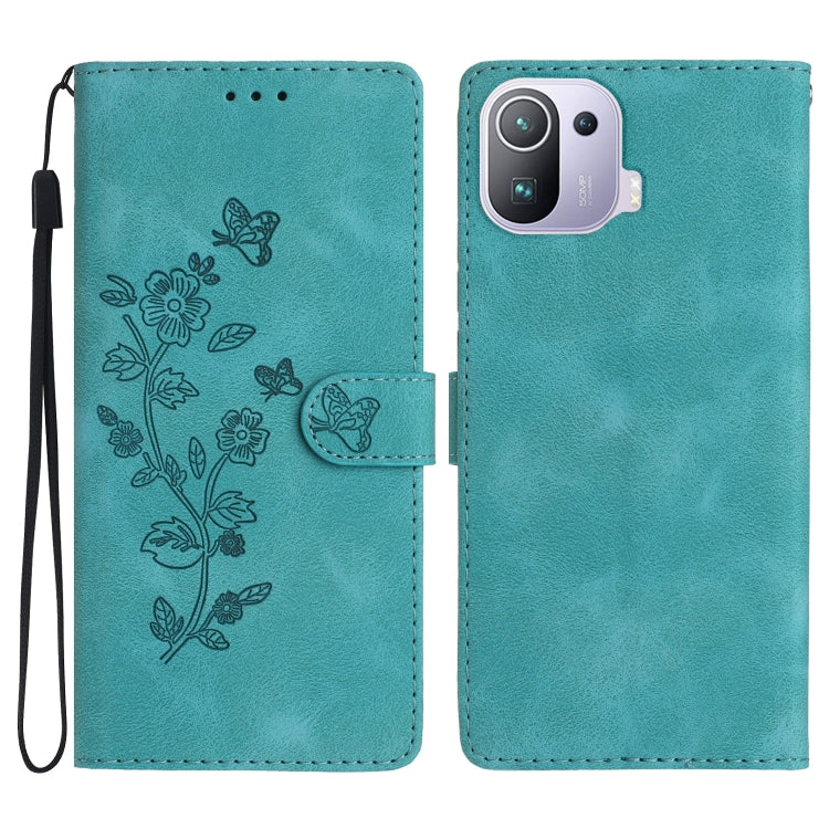 Flower Butterfly Embossing Pattern Leather Phone Case, For Xiaomi Redmi 10, For Xiaomi Mi 11 Lite, For Xiaomi Mi 11 Ultra, For Xiaomi Mi 11 Pro, For Xiaomi Redmi Note 10 5G, For Xiaomi Redmi Note 10 4G / Note 10S, For Xiaomi Redmi Note 10 Pro / 10 Pro ...