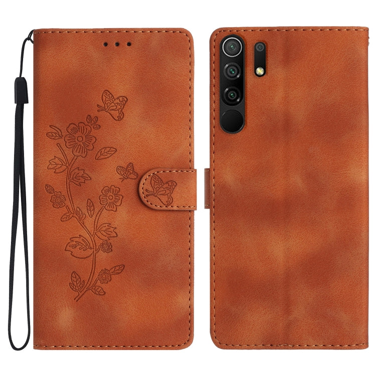 Flower Butterfly Embossing Pattern Leather Phone Case, For Xiaomi Redmi 10, For Xiaomi Mi 11 Lite, For Xiaomi Mi 11 Ultra, For Xiaomi Mi 11 Pro, For Xiaomi Redmi Note 10 5G, For Xiaomi Redmi 9A, For Xiaomi Redmi 9, For Xiaomi Redmi 9C
