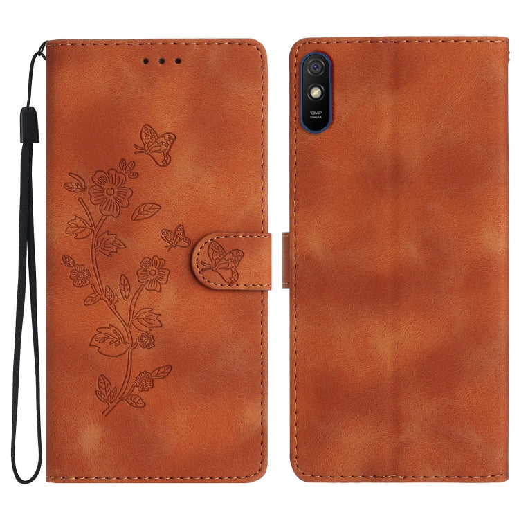 Flower Butterfly Embossing Pattern Leather Phone Case, For Xiaomi Redmi 10, For Xiaomi Mi 11 Lite, For Xiaomi Mi 11 Ultra, For Xiaomi Mi 11 Pro, For Xiaomi Redmi Note 10 5G, For Xiaomi Redmi 9A, For Xiaomi Redmi 9, For Xiaomi Redmi 9C