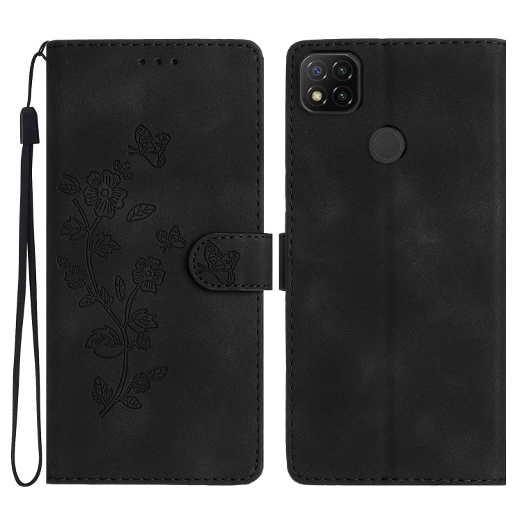 Flower Butterfly Embossing Pattern Leather Phone Case, For Xiaomi Redmi 10, For Xiaomi Mi 11 Lite, For Xiaomi Mi 11 Ultra, For Xiaomi Mi 11 Pro, For Xiaomi Redmi Note 10 5G, For Xiaomi Redmi 9A, For Xiaomi Redmi 9, For Xiaomi Redmi 9C