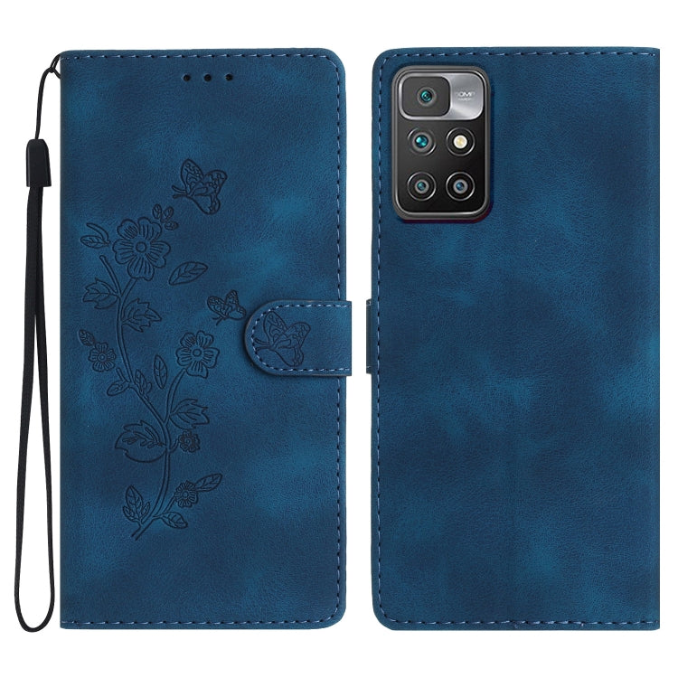 Flower Butterfly Embossing Pattern Leather Phone Case, For Xiaomi Redmi 10, For Xiaomi Mi 11 Lite, For Xiaomi Mi 11 Ultra, For Xiaomi Mi 11 Pro, For Xiaomi Redmi Note 10 5G, For Xiaomi Redmi Note 10 4G / Note 10S, For Xiaomi Redmi Note 10 Pro / 10 Pro ...
