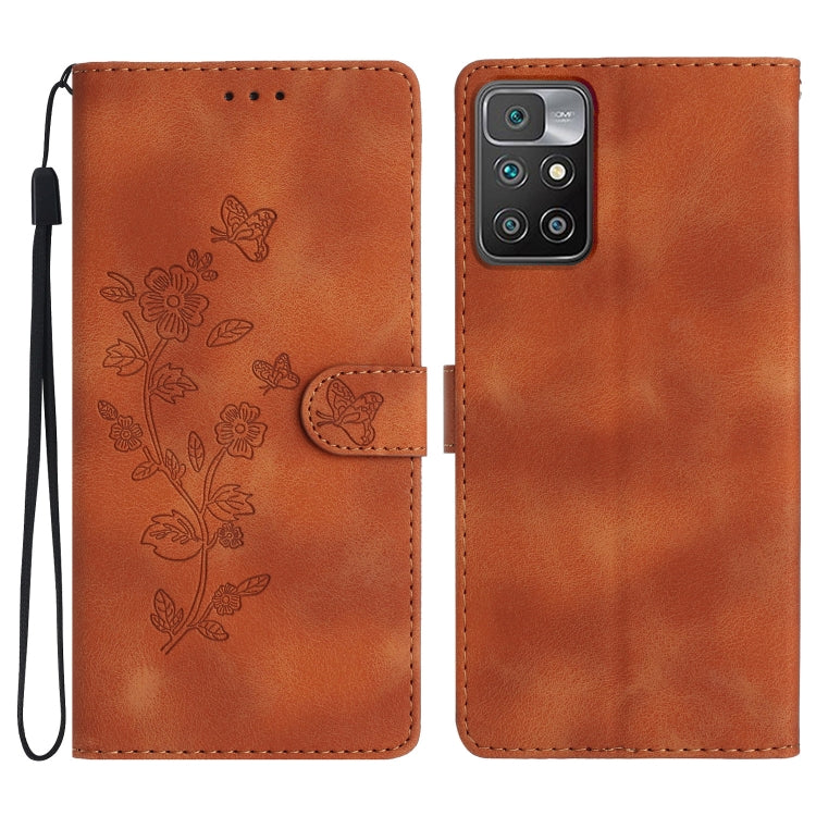 Flower Butterfly Embossing Pattern Leather Phone Case, For Xiaomi Redmi 10, For Xiaomi Mi 11 Lite, For Xiaomi Mi 11 Ultra, For Xiaomi Mi 11 Pro, For Xiaomi Redmi Note 10 5G, For Xiaomi Redmi Note 10 4G / Note 10S, For Xiaomi Redmi Note 10 Pro / 10 Pro ...