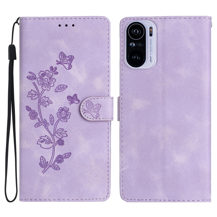 Flower Butterfly Embossing Pattern Leather Phone Case, For Xiaomi Redmi 10, For Xiaomi Mi 11 Lite, For Xiaomi Mi 11 Ultra, For Xiaomi Mi 11 Pro, For Xiaomi Redmi Note 10 5G, For Xiaomi Redmi Note 10 4G / Note 10S, For Xiaomi Redmi Note 10 Pro / 10 Pro ...