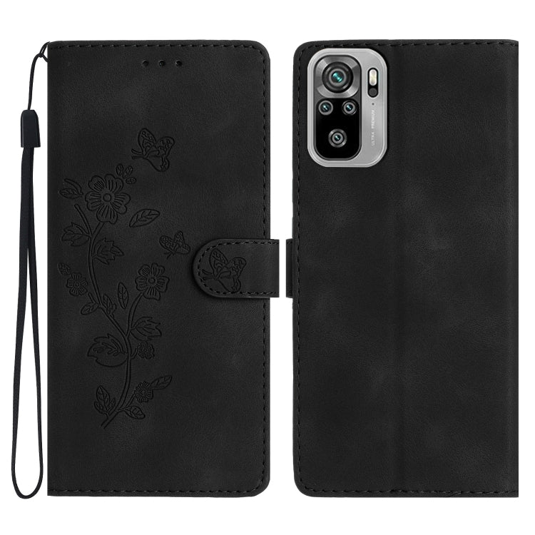 Flower Butterfly Embossing Pattern Leather Phone Case, For Xiaomi Redmi 10, For Xiaomi Mi 11 Lite, For Xiaomi Mi 11 Ultra, For Xiaomi Mi 11 Pro, For Xiaomi Redmi Note 10 5G, For Xiaomi Redmi Note 10 4G / Note 10S, For Xiaomi Redmi Note 10 Pro / 10 Pro ...