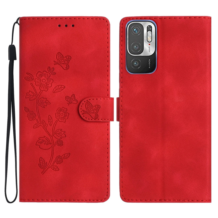 Flower Butterfly Embossing Pattern Leather Phone Case, For Xiaomi Redmi 10, For Xiaomi Mi 11 Lite, For Xiaomi Mi 11 Ultra, For Xiaomi Mi 11 Pro, For Xiaomi Redmi Note 10 5G, For Xiaomi Redmi Note 10 4G / Note 10S, For Xiaomi Redmi Note 10 Pro / 10 Pro ...