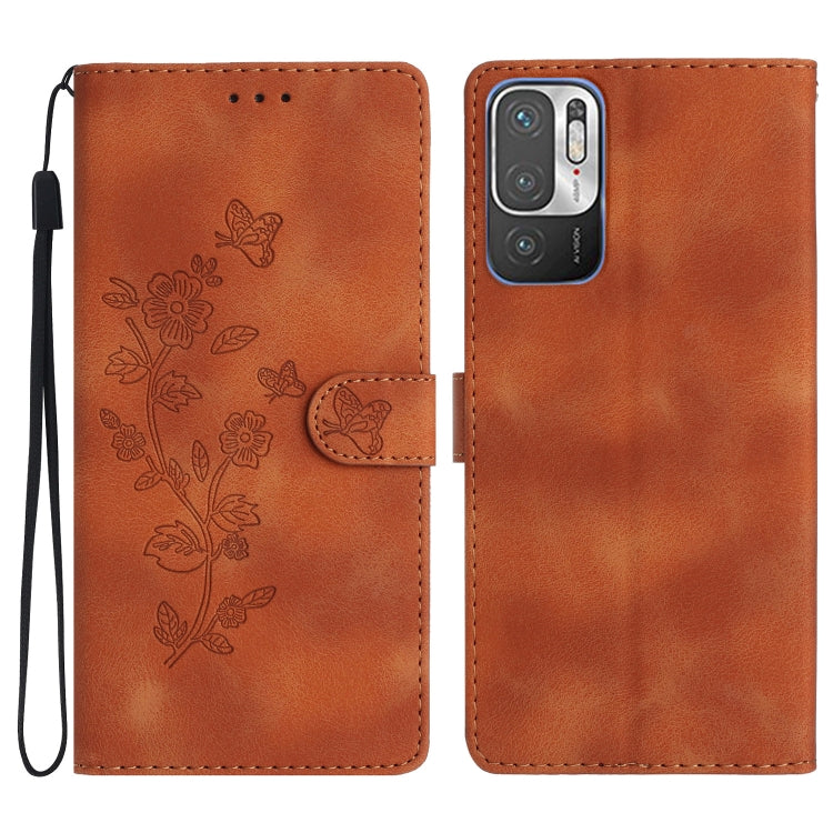 Flower Butterfly Embossing Pattern Leather Phone Case, For Xiaomi Redmi 10, For Xiaomi Mi 11 Lite, For Xiaomi Mi 11 Ultra, For Xiaomi Mi 11 Pro, For Xiaomi Redmi Note 10 5G, For Xiaomi Redmi Note 10 4G / Note 10S, For Xiaomi Redmi Note 10 Pro / 10 Pro ...