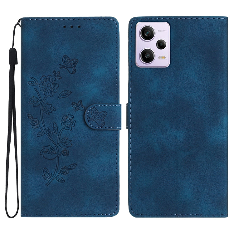 Flower Butterfly Embossing Pattern Leather Phone Case, For Xiaomi Redmi Note 12S, For Xiaomi Redmi 13C 4G, For Xiaomi Redmi Note 12 Pro 5G, For Xiaomi 13T, For Xiaomi Redmi Note 12 5G, For Xiaomi 13 Pro, For Xiaomi 13, For Xiaomi 12T / 12T Pro