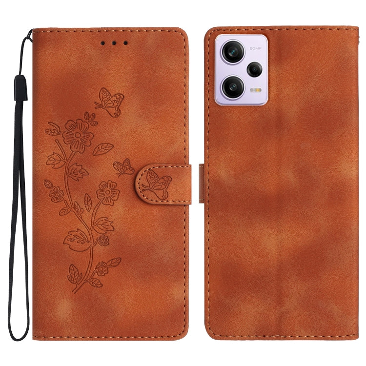 Flower Butterfly Embossing Pattern Leather Phone Case, For Xiaomi Redmi Note 12S, For Xiaomi Redmi 13C 4G, For Xiaomi Redmi Note 12 Pro 5G, For Xiaomi 13T, For Xiaomi Redmi Note 12 5G, For Xiaomi 13 Pro, For Xiaomi 13, For Xiaomi 12T / 12T Pro