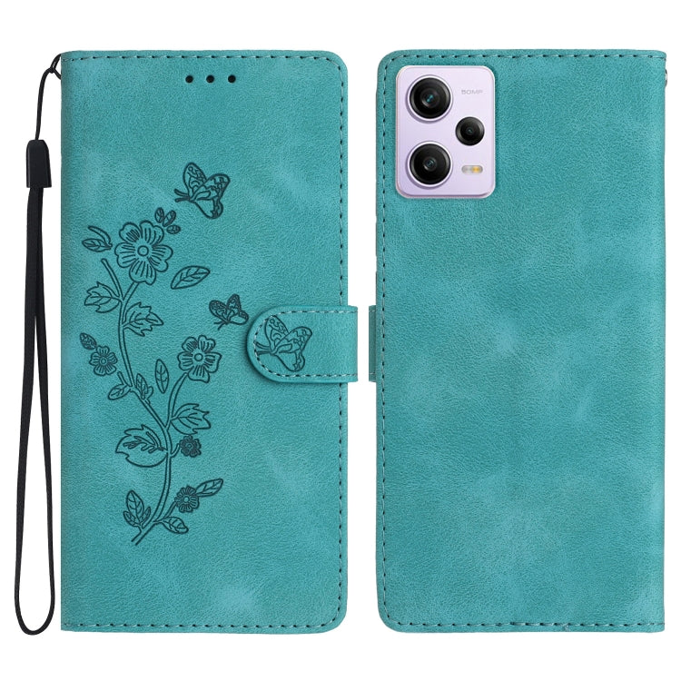 Flower Butterfly Embossing Pattern Leather Phone Case, For Xiaomi Redmi Note 12S, For Xiaomi Redmi 13C 4G, For Xiaomi Redmi Note 12 Pro 5G, For Xiaomi 13T, For Xiaomi Redmi Note 12 5G, For Xiaomi 13 Pro, For Xiaomi 13, For Xiaomi 12T / 12T Pro