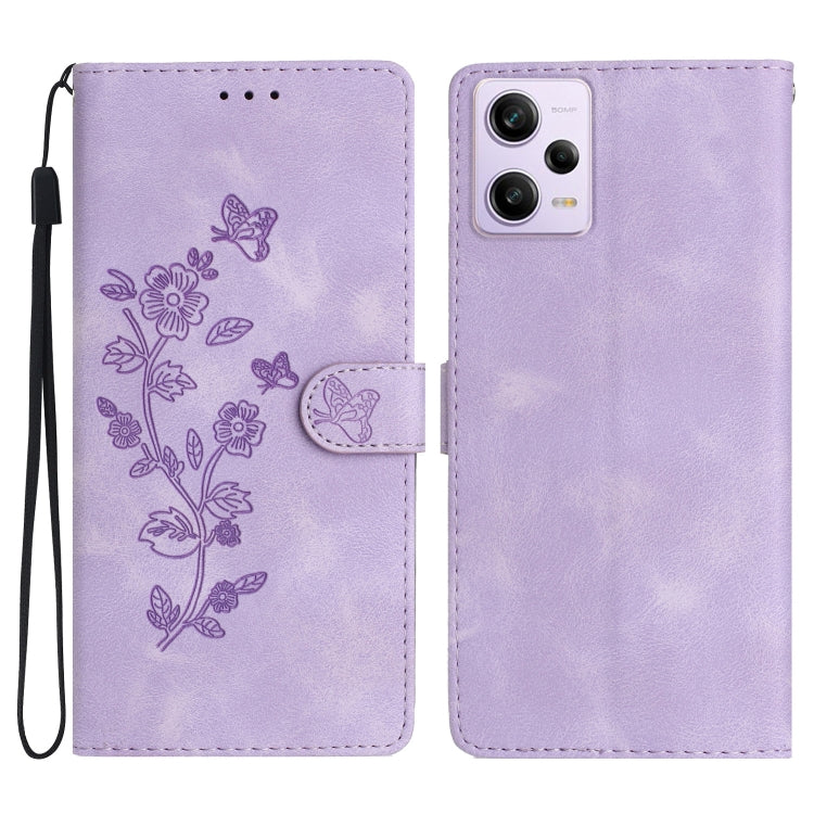 Flower Butterfly Embossing Pattern Leather Phone Case, For Xiaomi Redmi Note 12S, For Xiaomi Redmi 13C 4G, For Xiaomi Redmi Note 12 Pro 5G, For Xiaomi 13T, For Xiaomi Redmi Note 12 5G, For Xiaomi 13 Pro, For Xiaomi 13, For Xiaomi 12T / 12T Pro