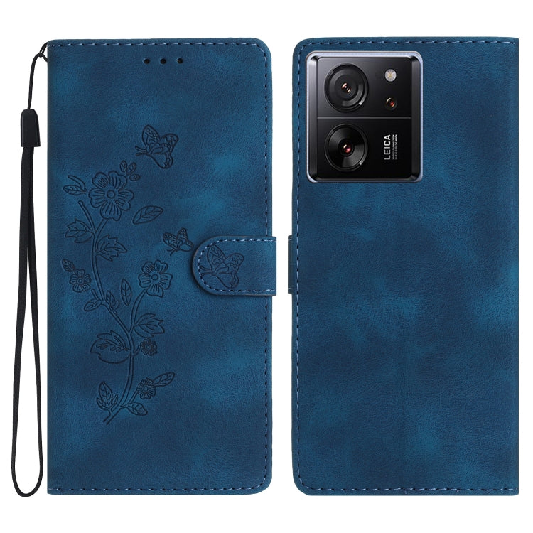 Flower Butterfly Embossing Pattern Leather Phone Case, For Xiaomi Redmi Note 12S, For Xiaomi Redmi 13C 4G, For Xiaomi Redmi Note 12 Pro 5G, For Xiaomi 13T, For Xiaomi Redmi Note 12 5G, For Xiaomi 13 Pro, For Xiaomi 13, For Xiaomi 12T / 12T Pro