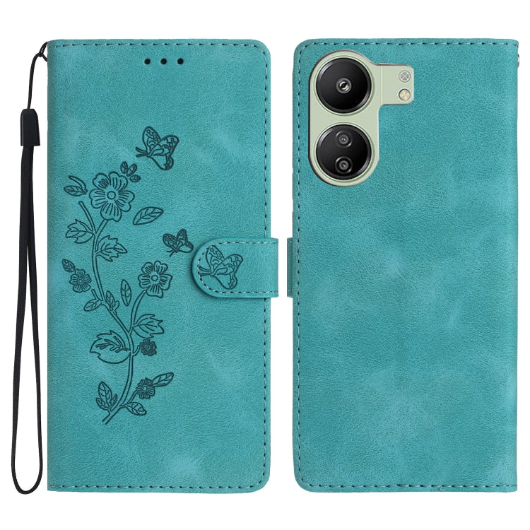 Flower Butterfly Embossing Pattern Leather Phone Case, For Xiaomi Redmi Note 12S, For Xiaomi Redmi 13C 4G, For Xiaomi Redmi Note 12 Pro 5G, For Xiaomi 13T, For Xiaomi Redmi Note 12 5G, For Xiaomi 13 Pro, For Xiaomi 13, For Xiaomi 12T / 12T Pro