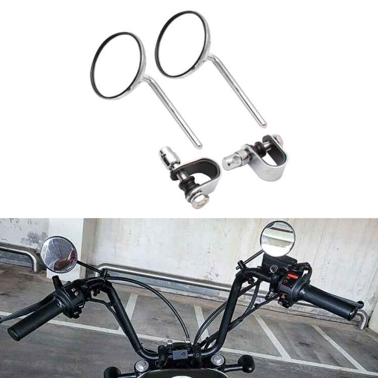 SF-127 Motorcycle Small Round Rearview Mirror Reversing Mirror, SF-127