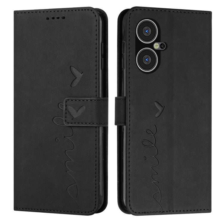 Skin Feel Heart Pattern Leather Phone Case, For Tecno Pova Neo 3, For Tecno Camon 20 Premier, For Tecno Pova 5 4G, For Tecno Camon 20 Pro 5G, For Tecno Camon 20/Camon 20 Pro 4G