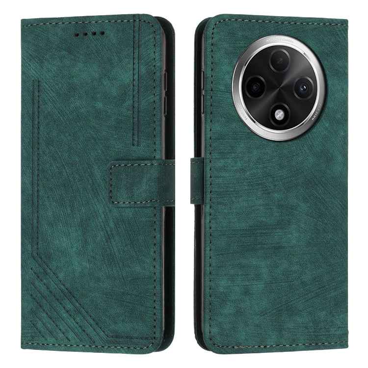 Skin Feel Stripe Pattern Leather Phone Case with Lanyard, For OPPO A6x 5G / A6 5G, For OPPO A60 4G, For OPPO A3 Pro, For OPPO Reno11 F, For OPPO A38, For OPPO A58 4G, For OPPO Reno10 5G/Reno10 Pro 5G Global, For OPPO A78 4G