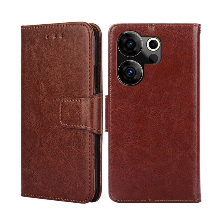 Crystal Texture Leather Phone Case, For Tecno Pova 6 Neo 5G, For Tecno Camon 30 Premier 5G, For Tecno Camon 30 Pro 5G, For Tecno Camon 30, For Tecno Pova 6 Pro 5G, For Tecno Camon 20 Premier 5G