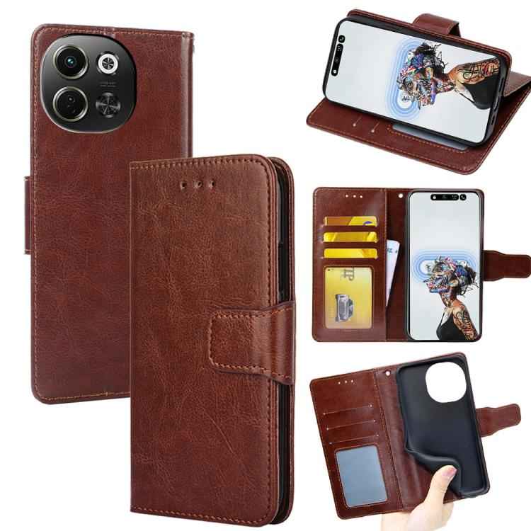 Crystal Texture Leather Phone Case, For Tecno Pova 6 Neo 5G, For Tecno Camon 30 Premier 5G, For Tecno Camon 30 Pro 5G, For Tecno Camon 30, For Tecno Pova 6 Pro 5G, For Tecno Camon 20 Premier 5G