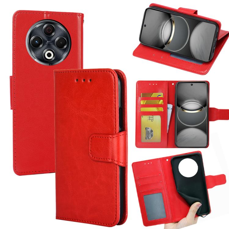 Crystal Texture Leather Phone Case, For Tecno Pova Slim 5G / Spark Slim 4G, For Tecno Pova 7 Pro 5G, For Tecno Spark 40 Pro+ 4G, For Tecno Spark 40 Pro 4G, For Tecno Camon 40 Premier 5G, For Tecno Spark 30 4G