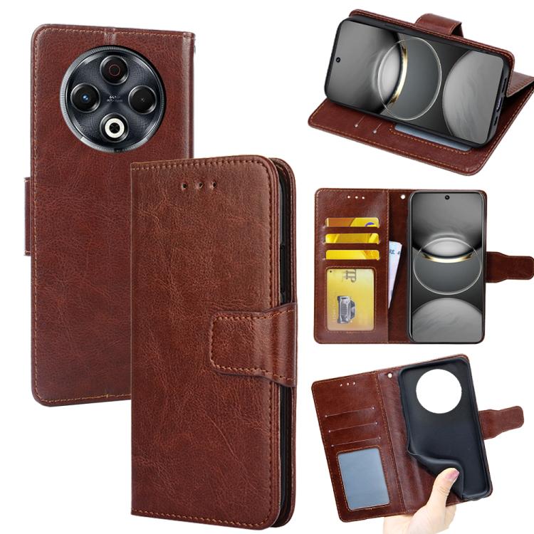 Crystal Texture Leather Phone Case, For Tecno Pova Slim 5G / Spark Slim 4G, For Tecno Pova 7 Pro 5G, For Tecno Spark 40 Pro+ 4G, For Tecno Spark 40 Pro 4G, For Tecno Camon 40 Premier 5G, For Tecno Spark 30 4G